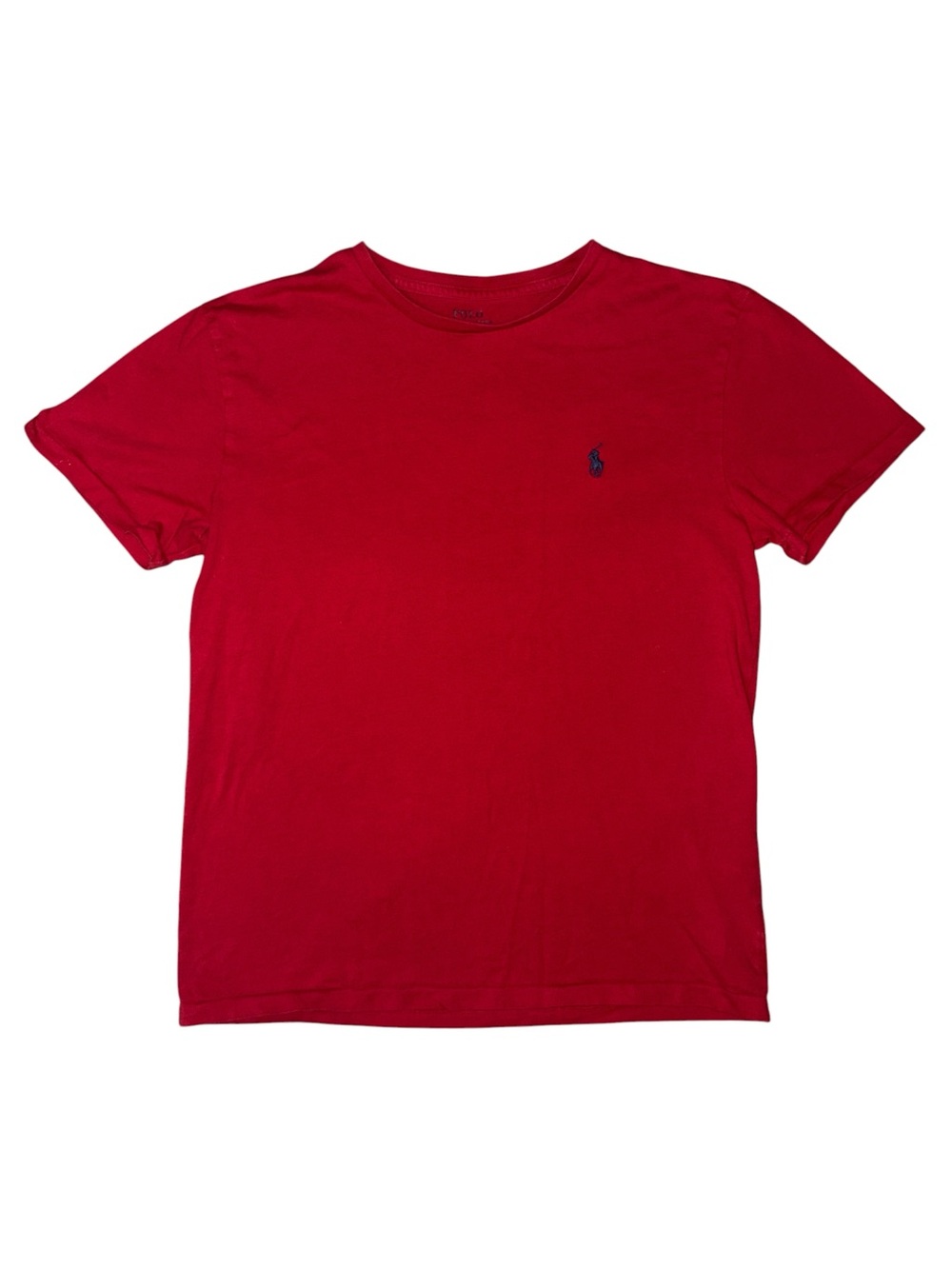 Polo by Ralph Lauren Men’s Classic Red Crewneck Cotton T-Shirt